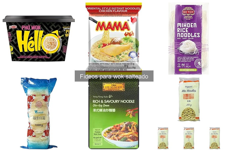 Dónde comprar fideos para wok salteado: precios y tiendas