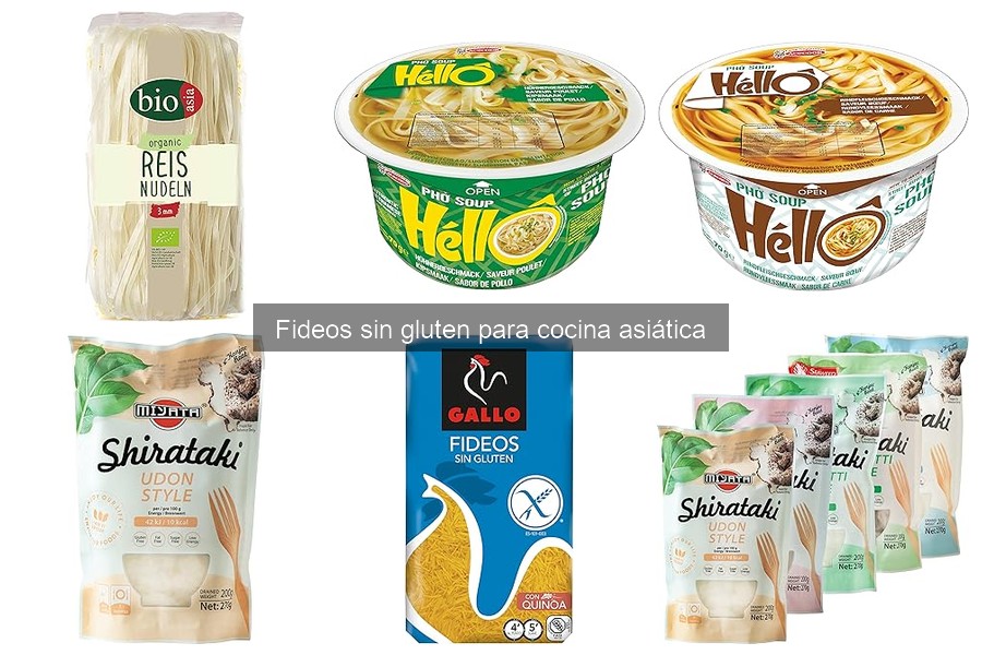 Dónde comprar fideos sin gluten para cocina asiática