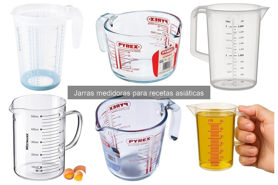 Dónde comprar jarras medidoras para recetas asiáticas