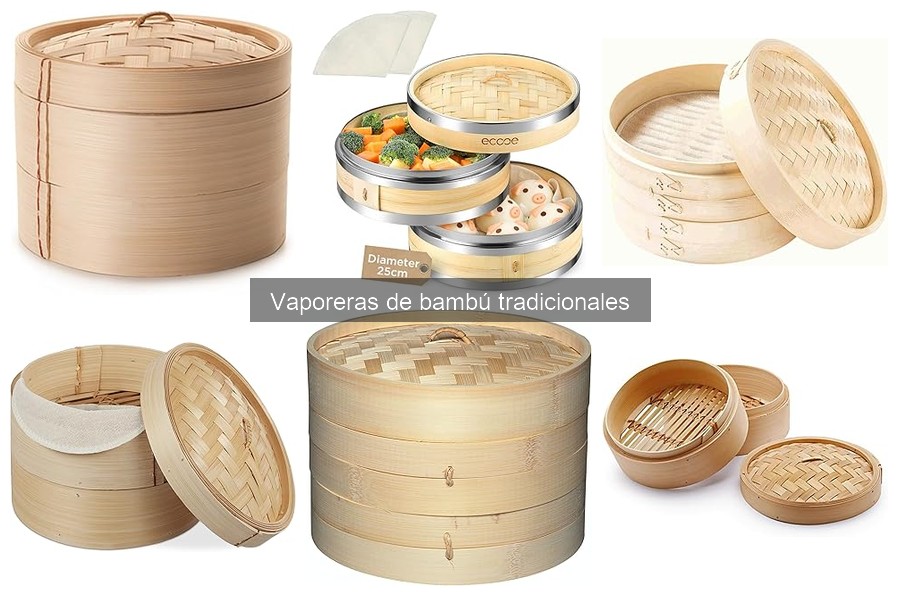 Dónde comprar la mejor vaporera de bambú online