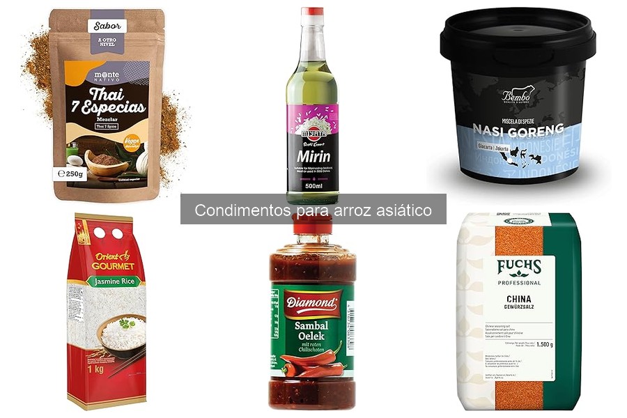 Dónde comprar los mejores condimentos para arroz asiático