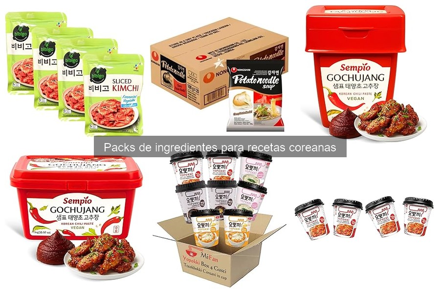 Dónde comprar packs de ingredientes coreanos online