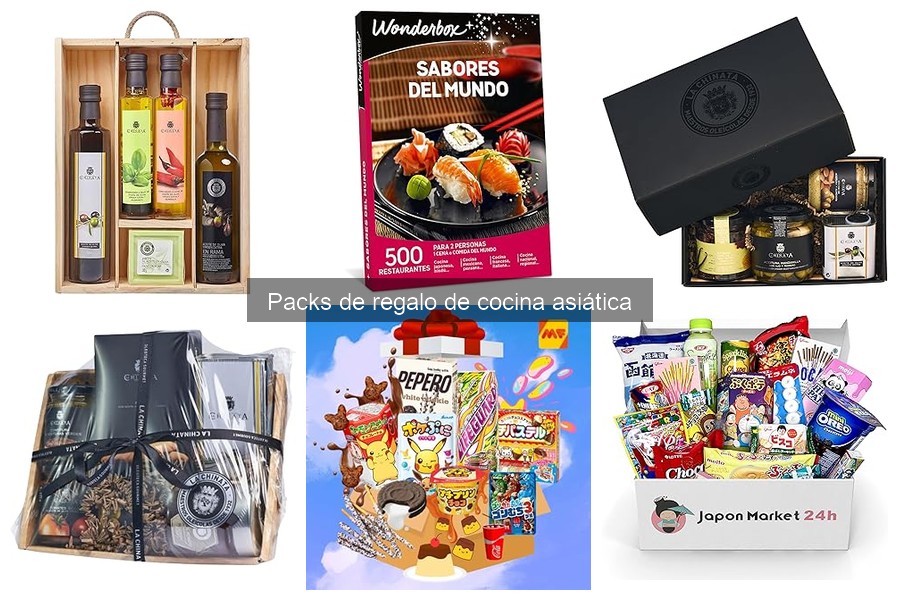 Dónde comprar packs de regalo de cocina asiática