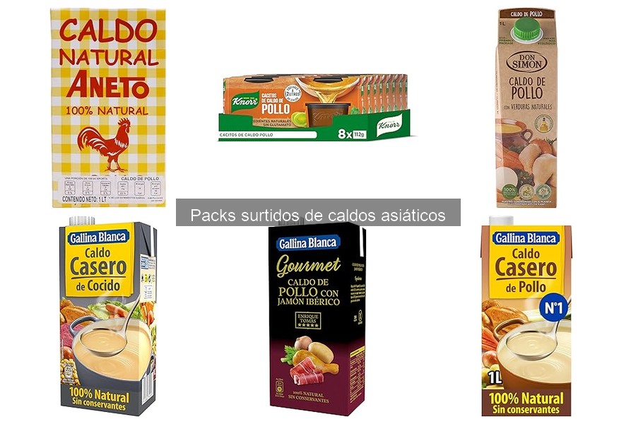 Dónde comprar packs surtidos de caldos asiáticos