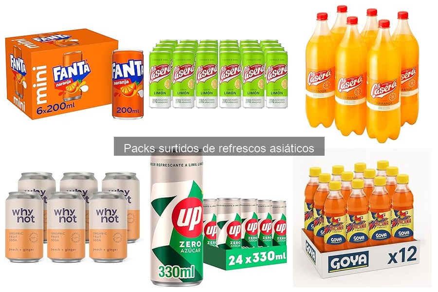 Dónde comprar packs surtidos de refrescos asiáticos