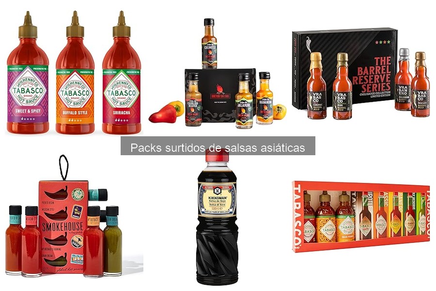Dónde comprar packs surtidos de salsas asiáticas