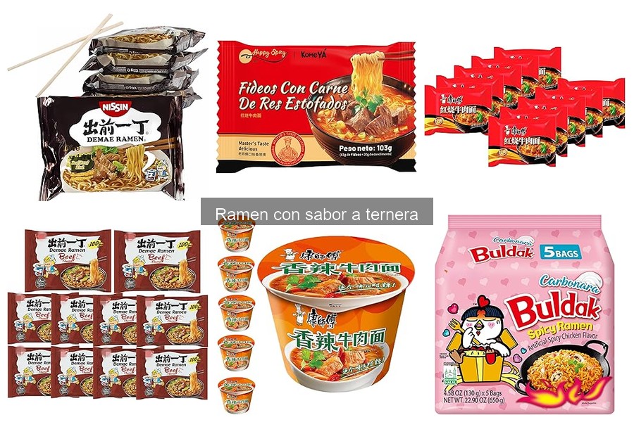 Dónde comprar ramen con sabor a ternera online
