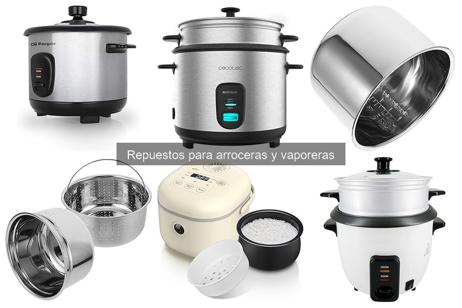 Dónde comprar repuestos para arroceras y vaporeras