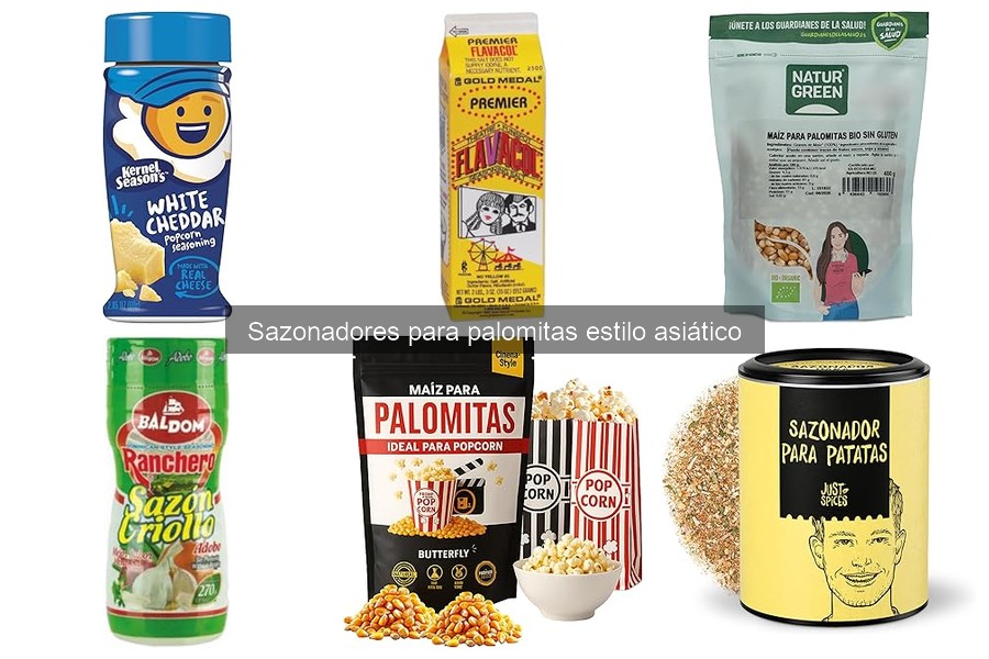 Dónde comprar sazonadores para palomitas estilo asiático