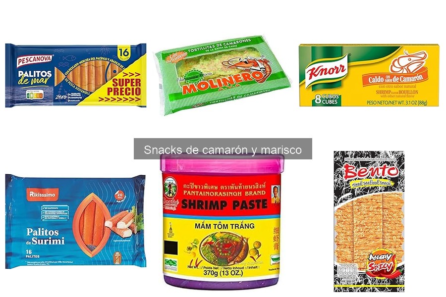 Donde comprar snacks de camarón y marisco online