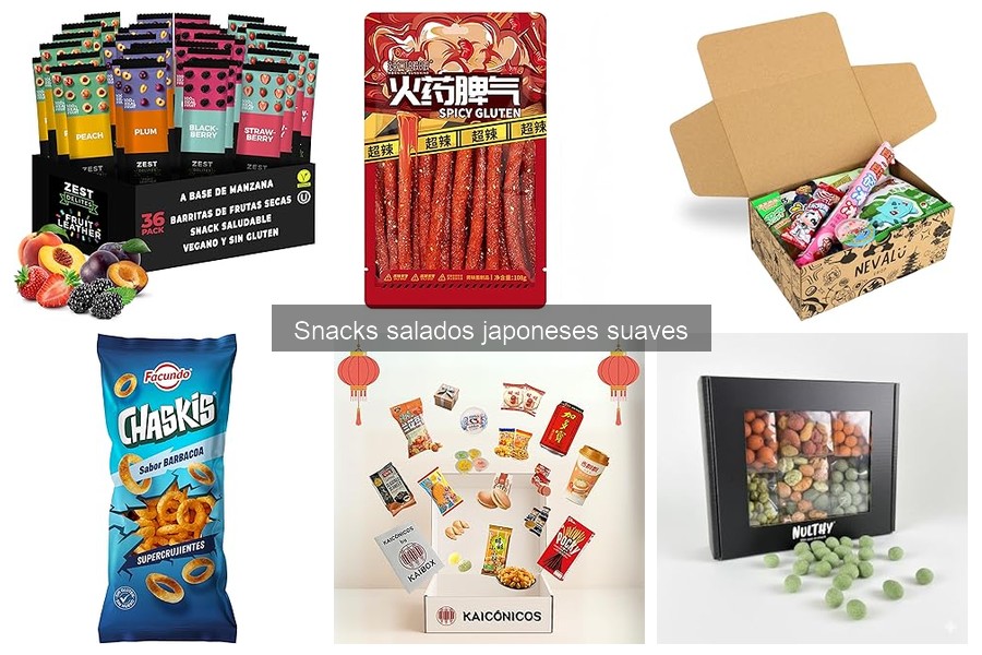 Dónde comprar snacks salados japoneses suaves fácilmente