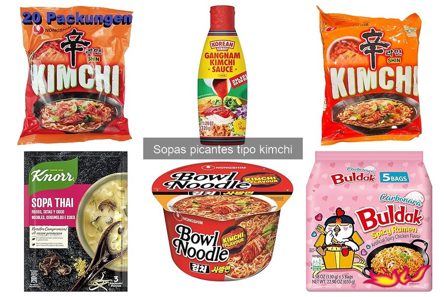 Dónde comprar sopa picante tipo kimchi online