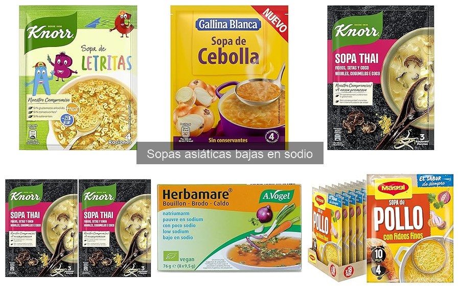 Dónde comprar sopas asiáticas bajas en sodio online