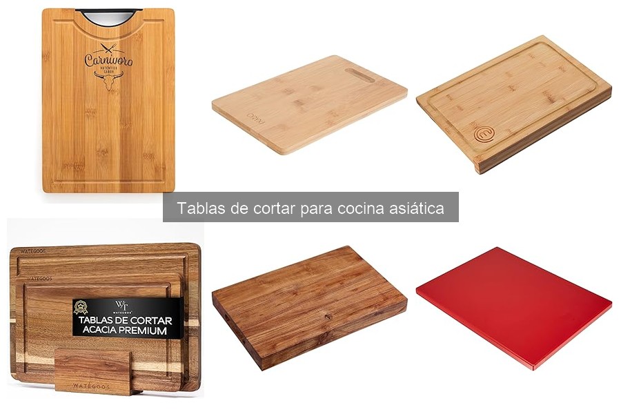 Dónde comprar tablas de cortar para cocina asiática en oferta