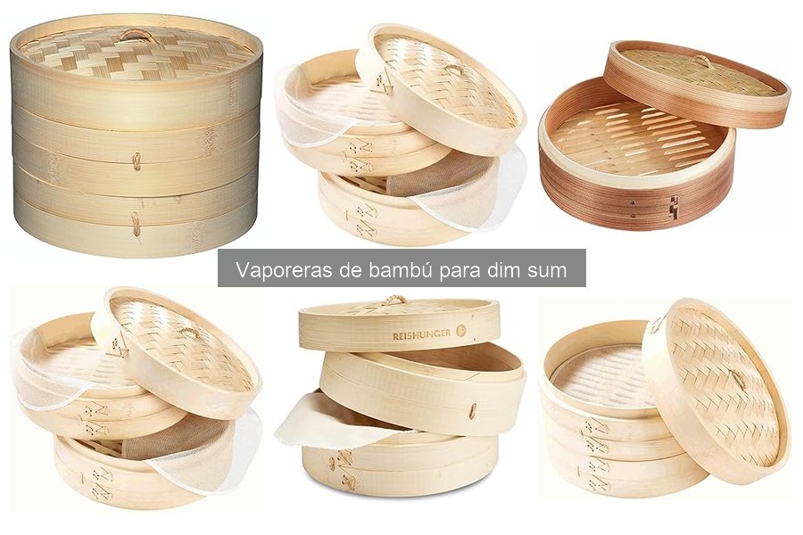 Dónde comprar vaporeras de bambú para dim sum