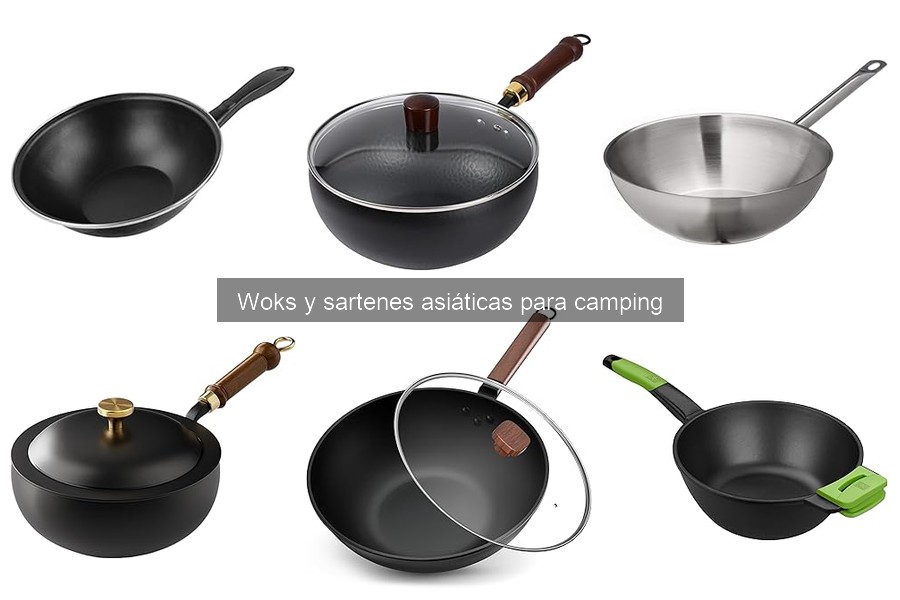Dónde comprar woks y sartenes asiáticas para camping