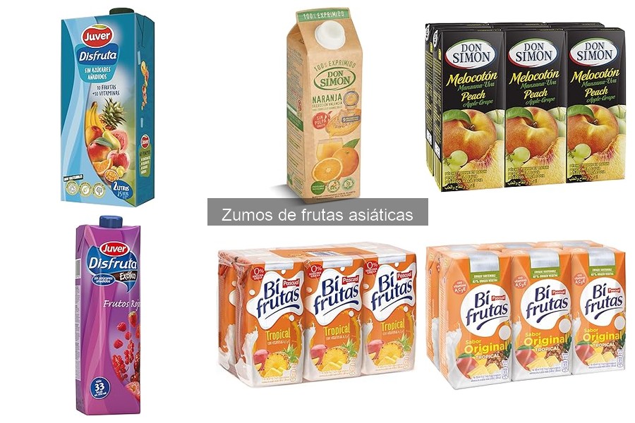 Dónde comprar zumos de frutas asiáticas fácilmente