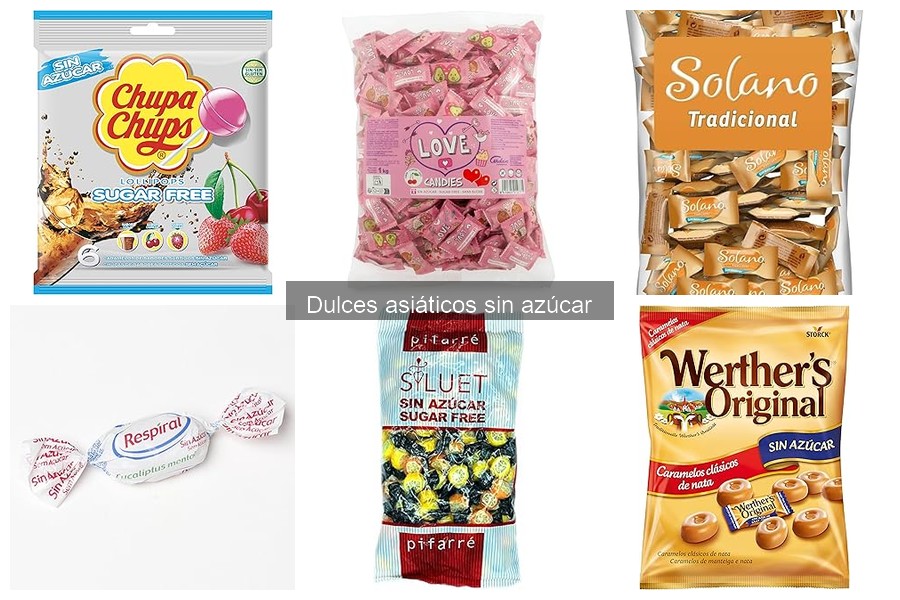 Dulces asiáticos sin azúcar: ¿Qué son y cómo disfrutarlos?