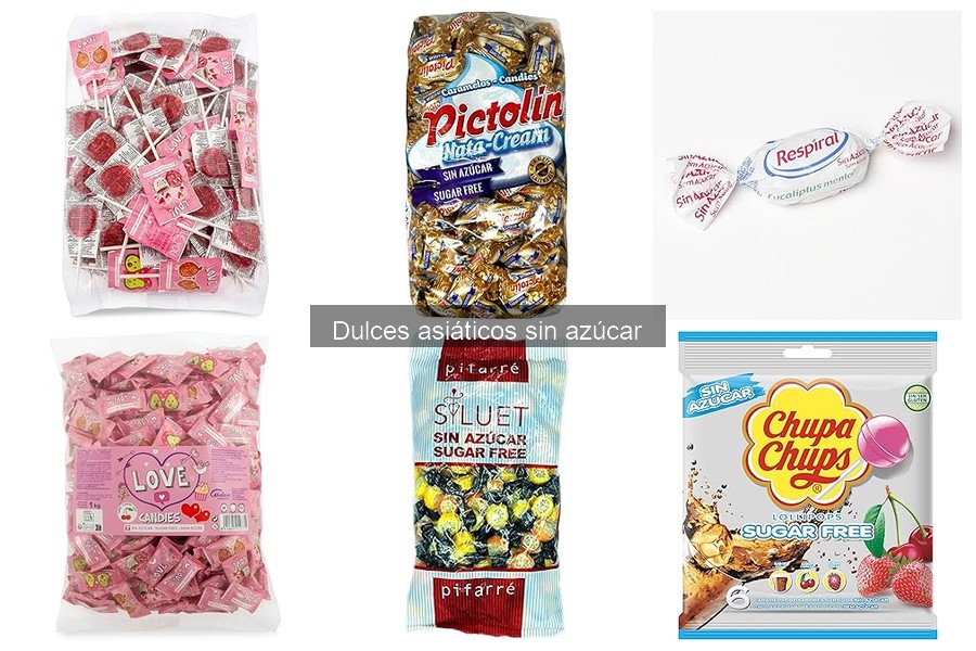 Dulces asiáticos sin azúcar: ¿Son realmente saludables?