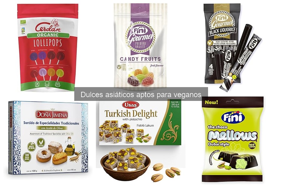 Dulces asiáticos veganos: opciones sin gluten y bajos en azúcar