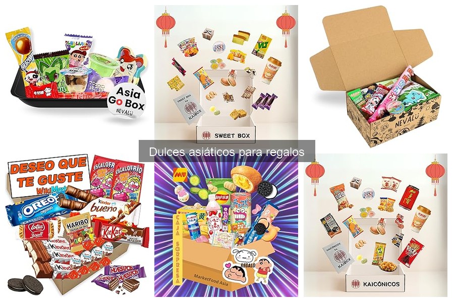 Dulces asiáticos veganos y sin gluten perfectos para regalar