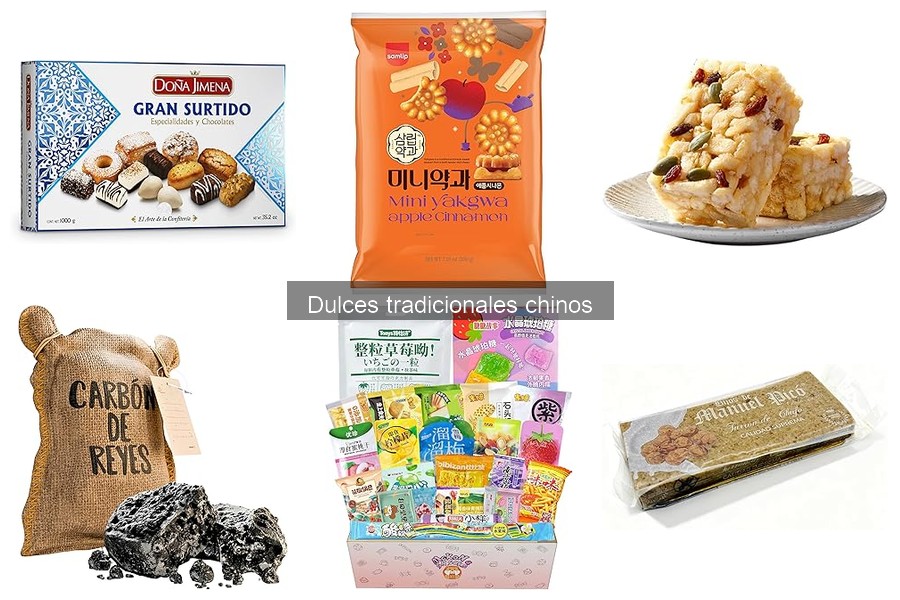 Dulces tradicionales chinos en festividades y eventos
