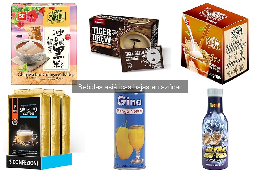 Efectos secundarios de las bebidas asiáticas bajas en azúcar