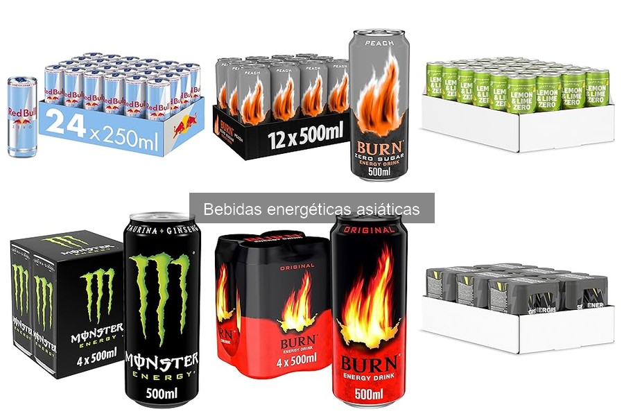 Efectos secundarios de las bebidas energéticas asiáticas