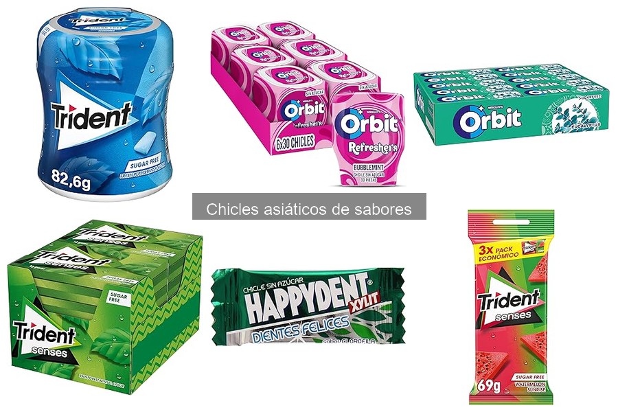 Elige los mejores chicles asiáticos de sabores para ti