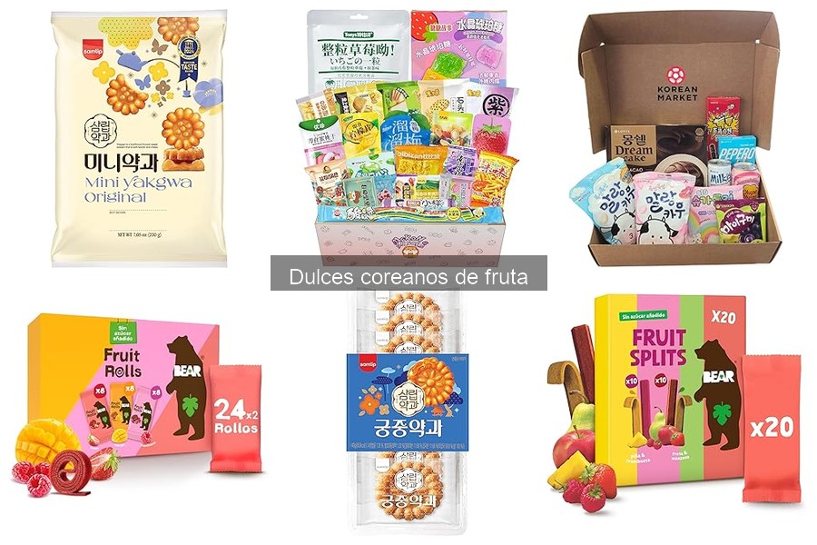 Errores al comprar dulces coreanos de fruta: evita equivocaciones