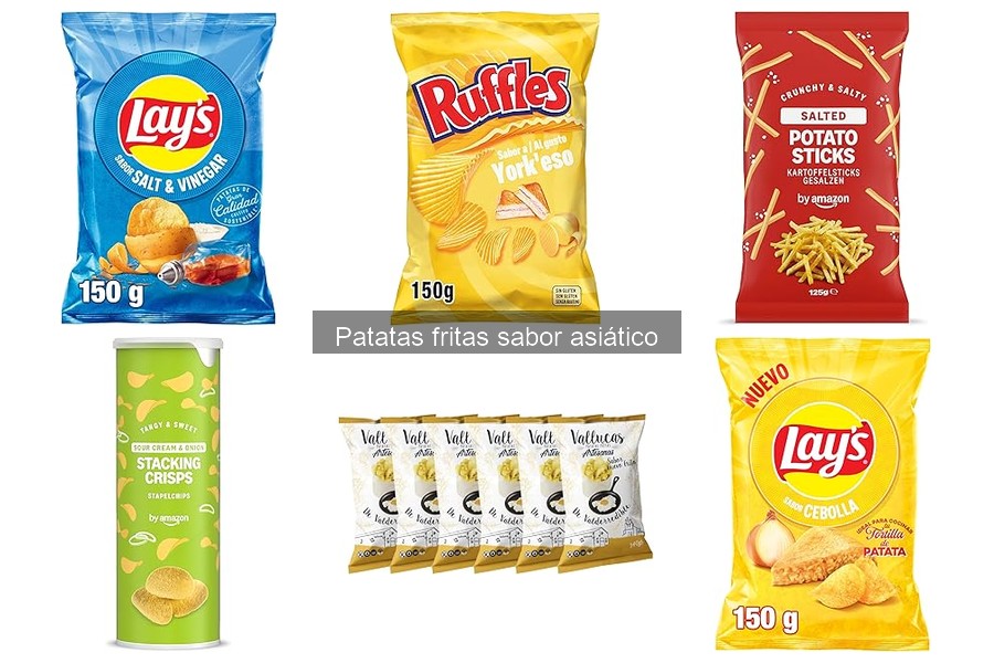Errores al elegir patatas fritas sabor asiático
