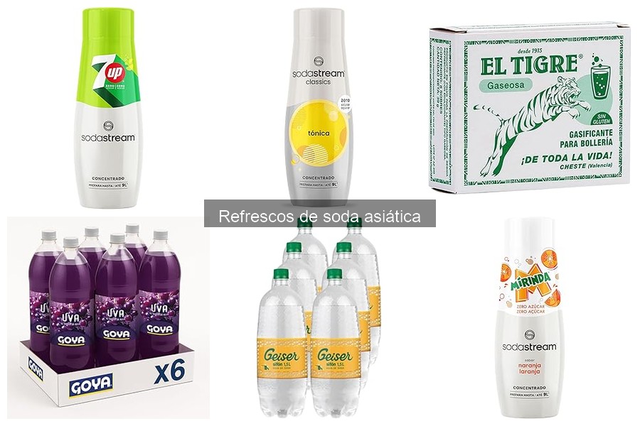 Errores al elegir refrescos de soda asiática
