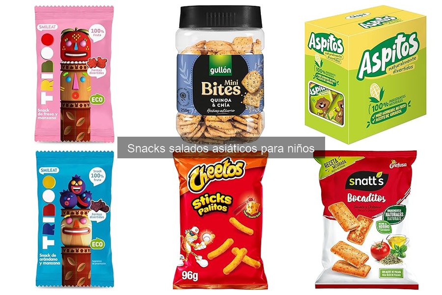 Errores al elegir snacks salados asiáticos para niños