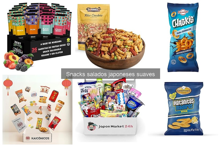 Errores al elegir snacks salados japoneses suaves
