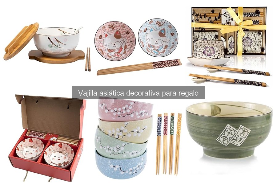 Errores comunes al elegir vajilla asiática decorativa de regalo