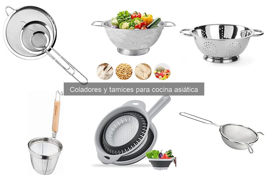 Errores comunes al usar coladores y tamices en cocina asiática