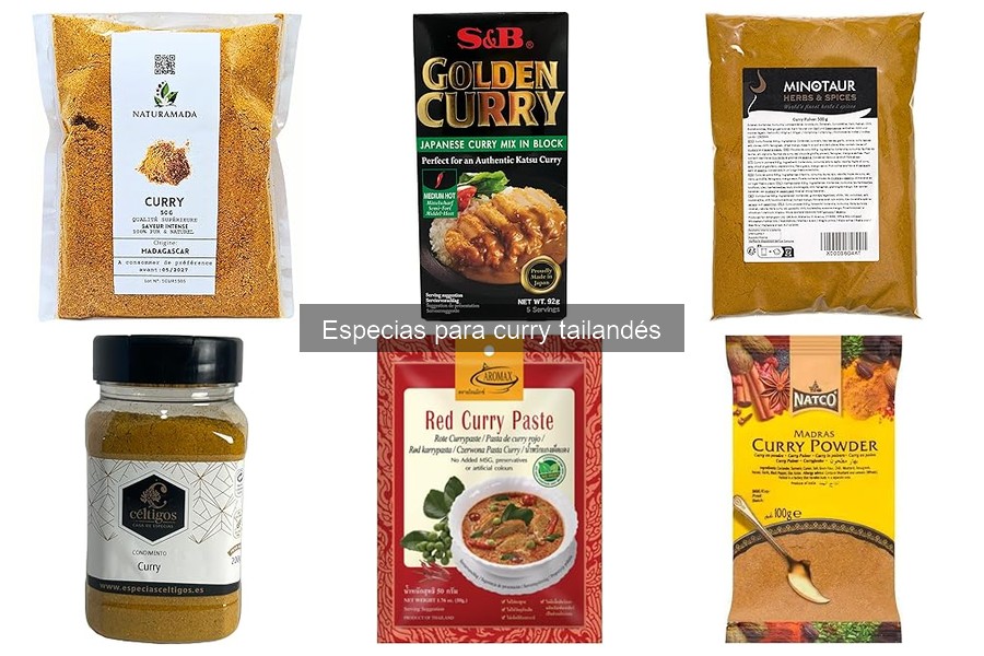 Errores comunes al usar especias para curry tailandés