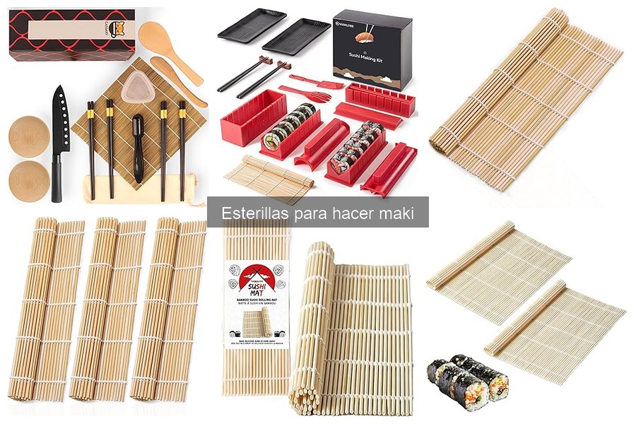 Errores comunes al usar una esterilla para hacer maki
