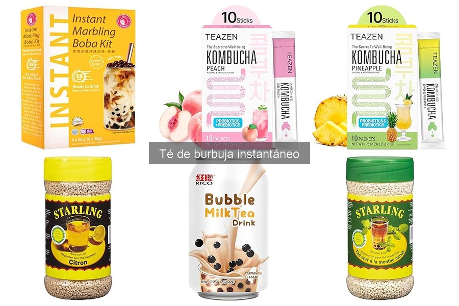¿Es saludable el té de burbuja instantáneo? Descúbralo aquí