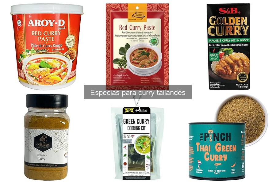 Especias imprescindibles para un curry tailandés auténtico