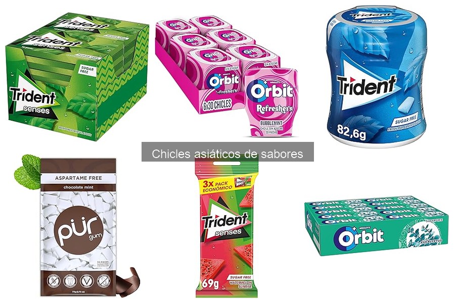 Evolución de los Chicles Asiáticos de Sabores