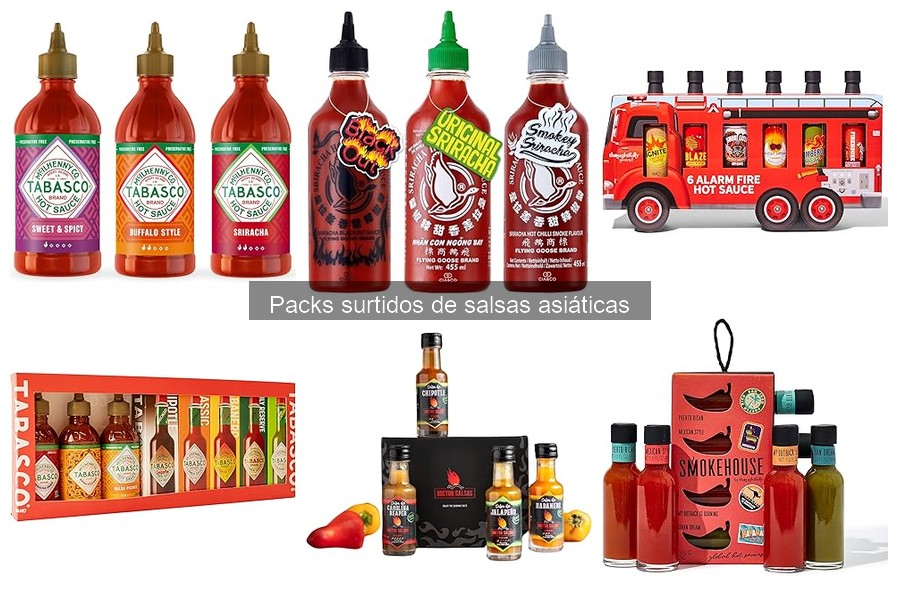 Experiencias de Chefs con Packs Surtidos de Salsas Asiáticas