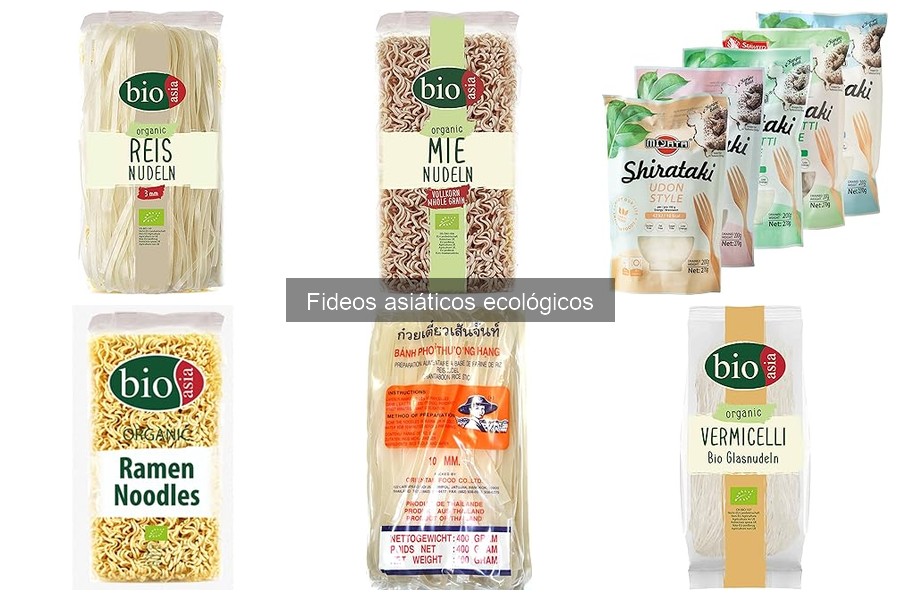 Fideos asiáticos ecológicos: tradición y cultura en Asia