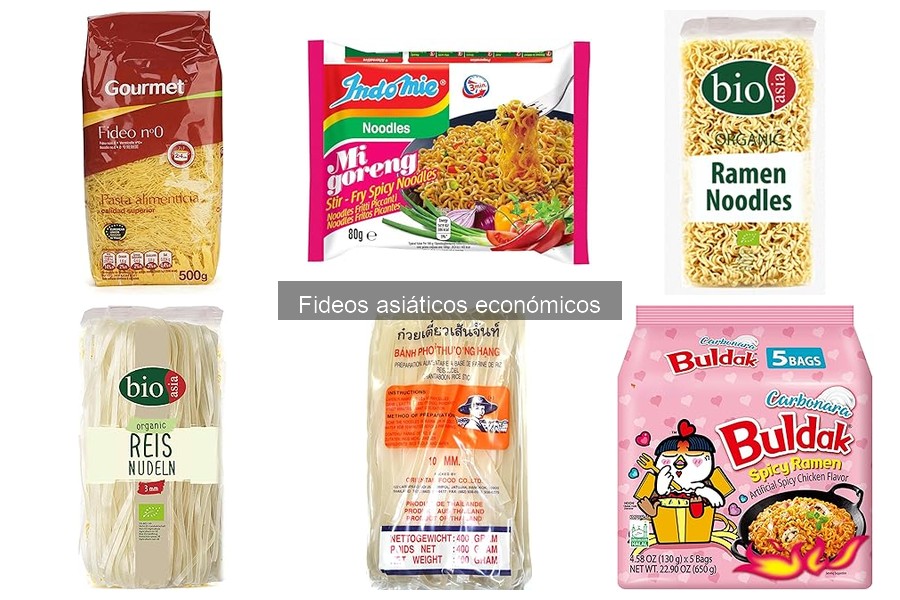 Fideos asiáticos económicos para niños: recetas y opciones