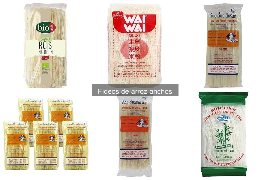 Fideos de arroz anchos para dietas específicas: ¡Deliciosos y saludables!