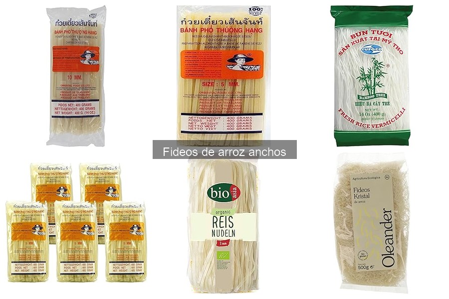Fideos de arroz anchos vs. fideos de trigo: ¿Cuál elegir?