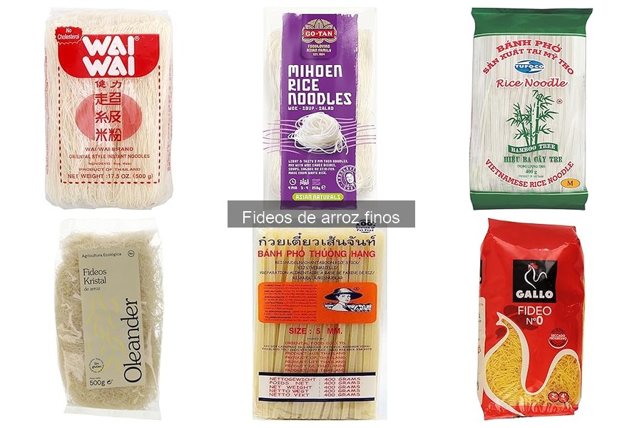 Fideos de arroz finos: ¡Integrando salud en tu dieta!