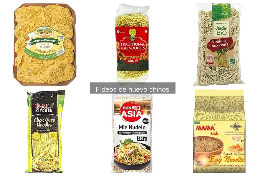 ** Fideos de huevo chinos vs. otros tipos: comparativa completa