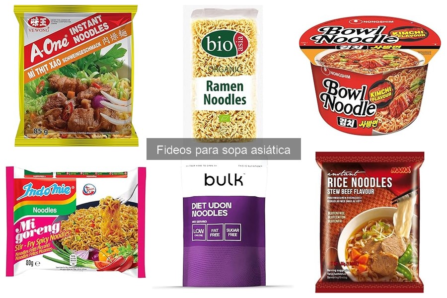 Fideos frescos vs secos para sopa asiática: ¿cuál elegir?