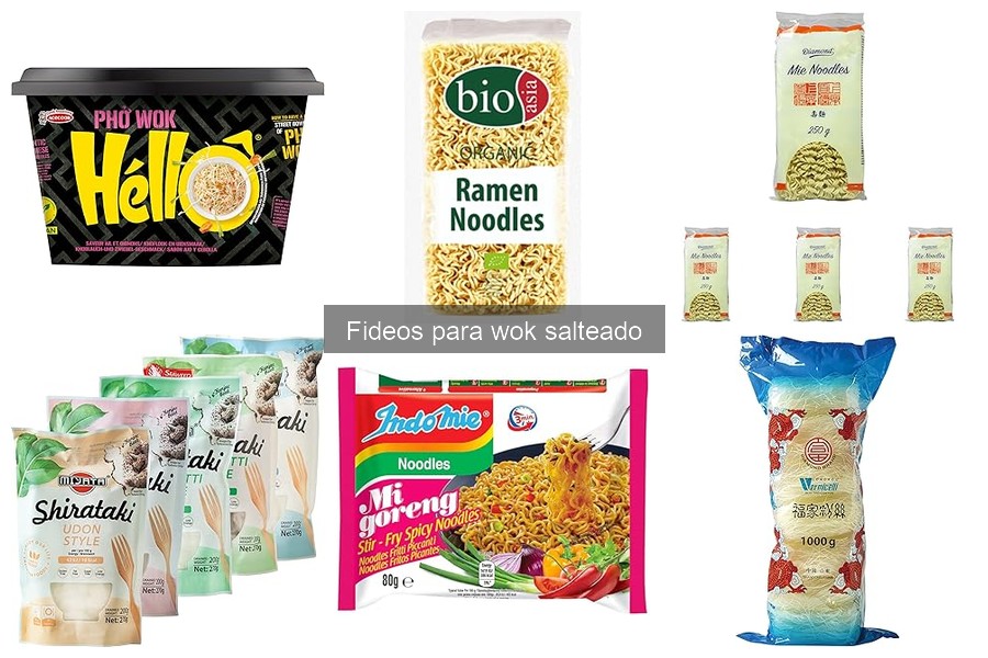 Fideos para wok salteado: qué son y cómo usarlos